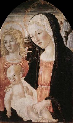 Francesco di Giorgio Martini Madonna and Child with an Angel Sweden oil painting art